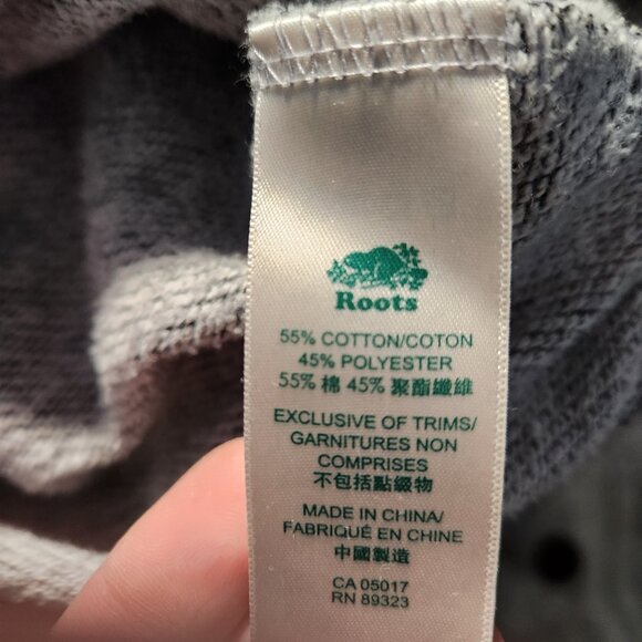 Classic Roots Hoodie in Light Gray with White Beaver Logo - Picture 6 of 6